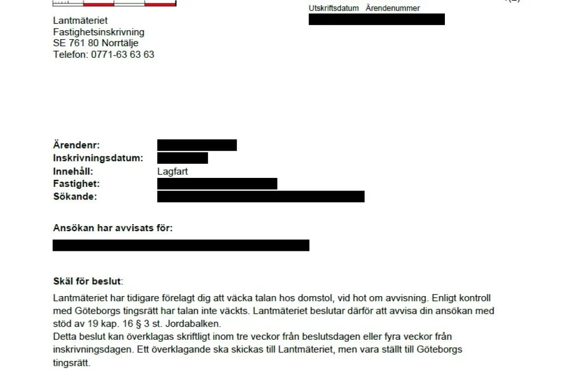 Lagfartskapning